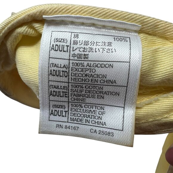 Walt Disney World Tinkerbell Looking For Lost Boys Tennis Visor Hat Peter Pan - Picture 9 of 10